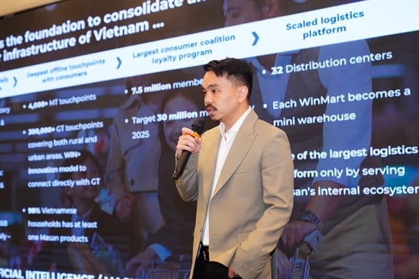 Mr. Danny Le shares the foundation for Masan to digitize retail consumption. Photo: Masan Group