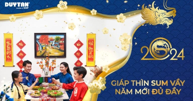 Tết 2024 Duy Tân lan toả thông điệp “Giáp Thìn sum vầy – Năm mới đủ đầy” với bộ sưu tập mới