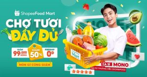 ShopeeFood Mart hoà nhịp EURO với bộ sưu tập voucher giảm nửa giá