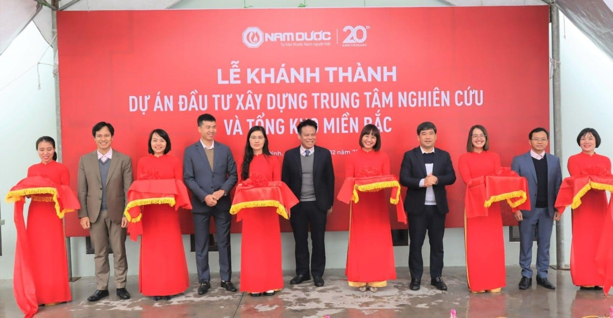Lễ khánh thành dự án đầu tư Trung tâm nghiên cứu và Tổng kho miền Bắc của Nam Dược.