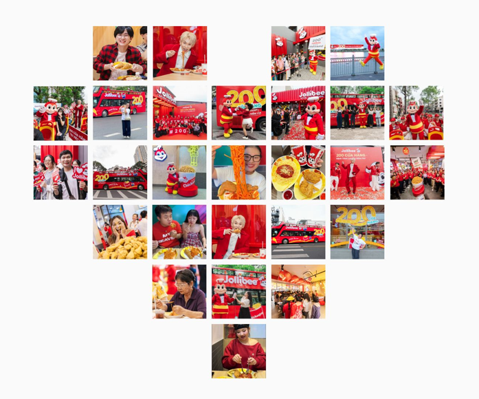 Jollibee Việt Nam gây ấn tượng với chiến dịch khai trương cửa hàng thứ 200