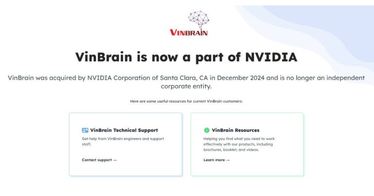 NVIDIA mua lại VinBrain