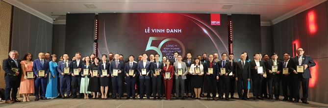 Lễ vinh danh TOP 50 Công ty Kinh doanh Hiệu quả nhất Việt Nam