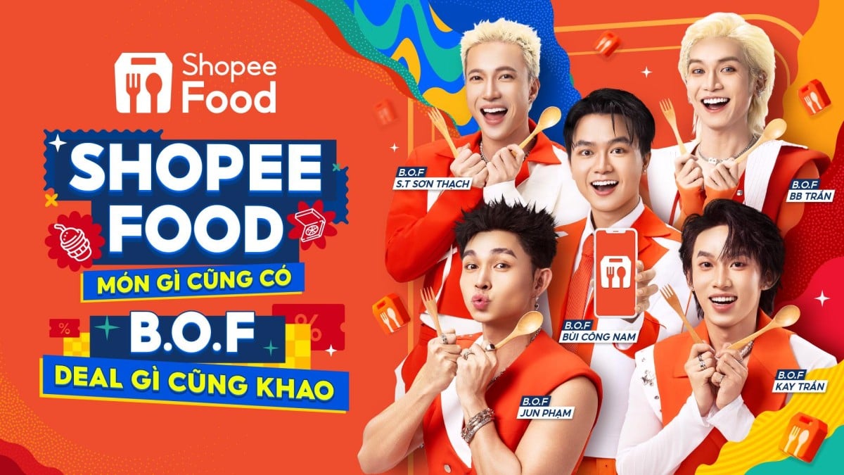 ShopeeFood công bố đại sứ thương hiệu mới cùng chuỗi chương trình ưu đãi hấp dẫn nhân dịp đầu năm