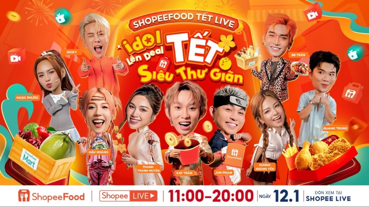 ShopeeFood công bố đại sứ thương hiệu mới cùng chuỗi chương trình ưu đãi hấp dẫn nhân dịp đầu năm
