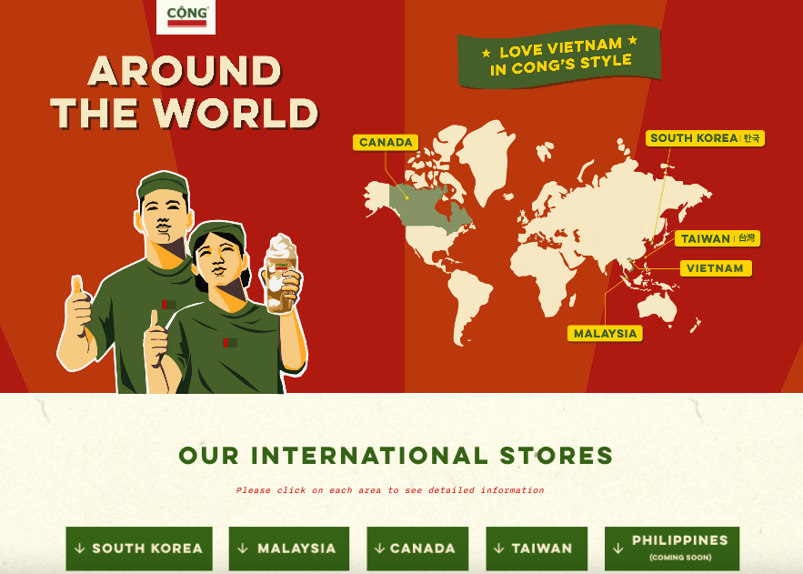 Cộng Cà Phê thông báo trên website sẽ tiếp tục gia nhập thị trường Philippines.