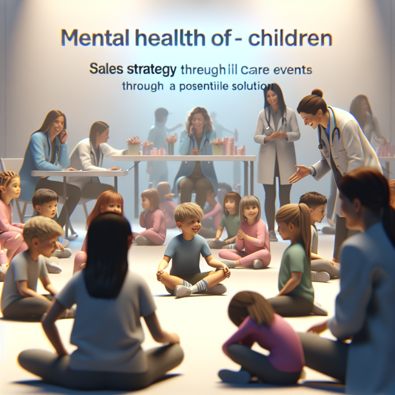 Children's Mental Health: Event-Based Health Care Sales Strategies