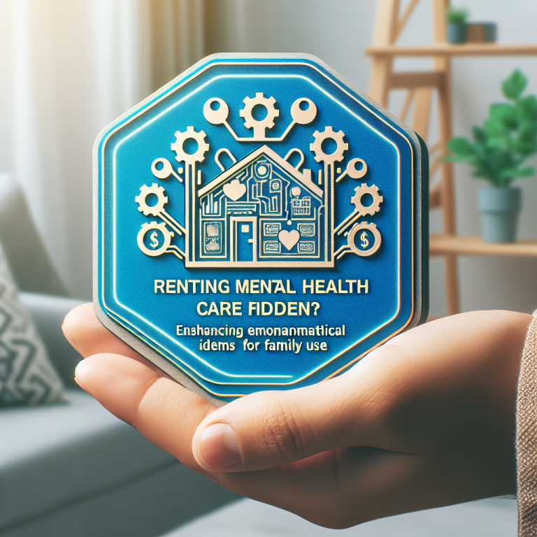 Renting Mental Health Care Equipment for Families: A New Solution for Mental Well-Being