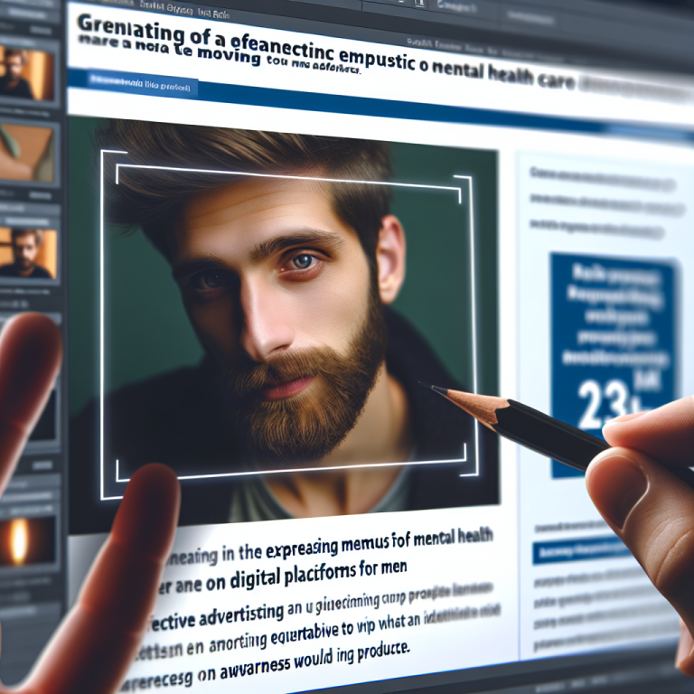 Men's Mental Health Care: Evaluating Advertising Effectiveness on Digital Platforms