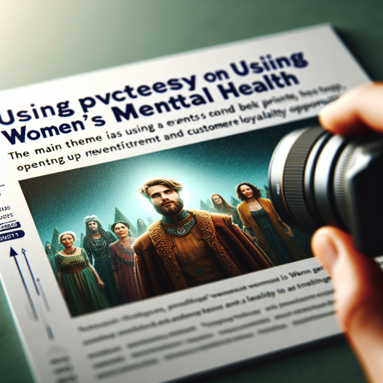 Breakthrough Sales Strategy Through Women's Mental Health Events