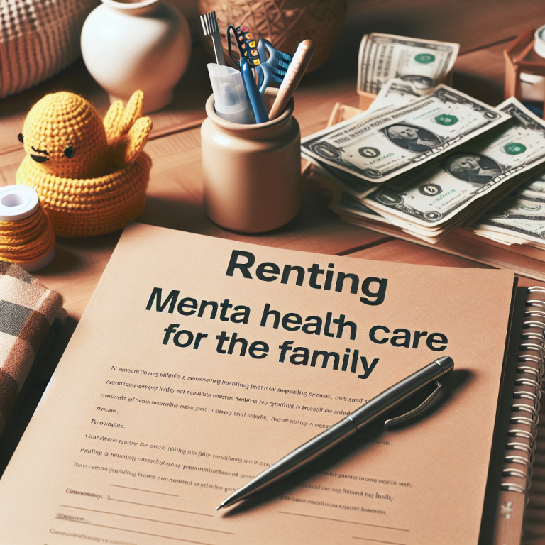 Renting Family Mental Health Care Equipment: A Cost-Effective and Efficient Solution