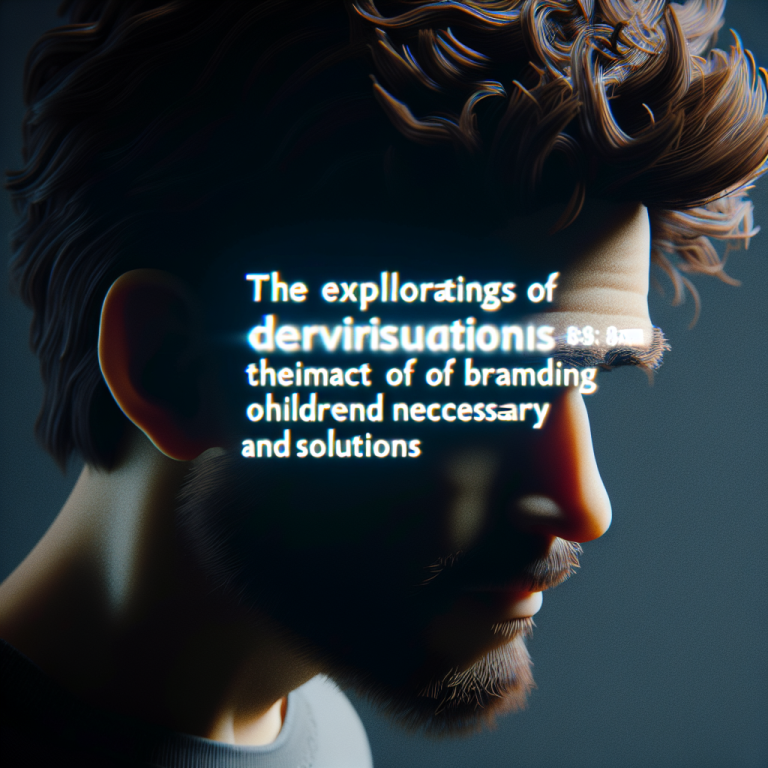 The Impact of Brands on Children's Mental Health: Current Situation & Solutions