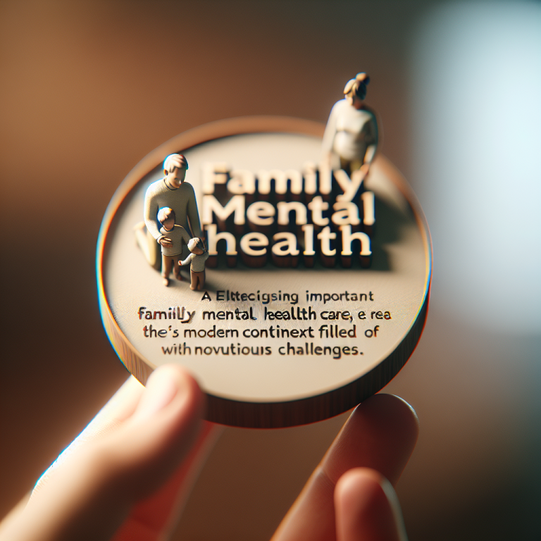 Family Mental Health Care: Development Trends and Future Potential