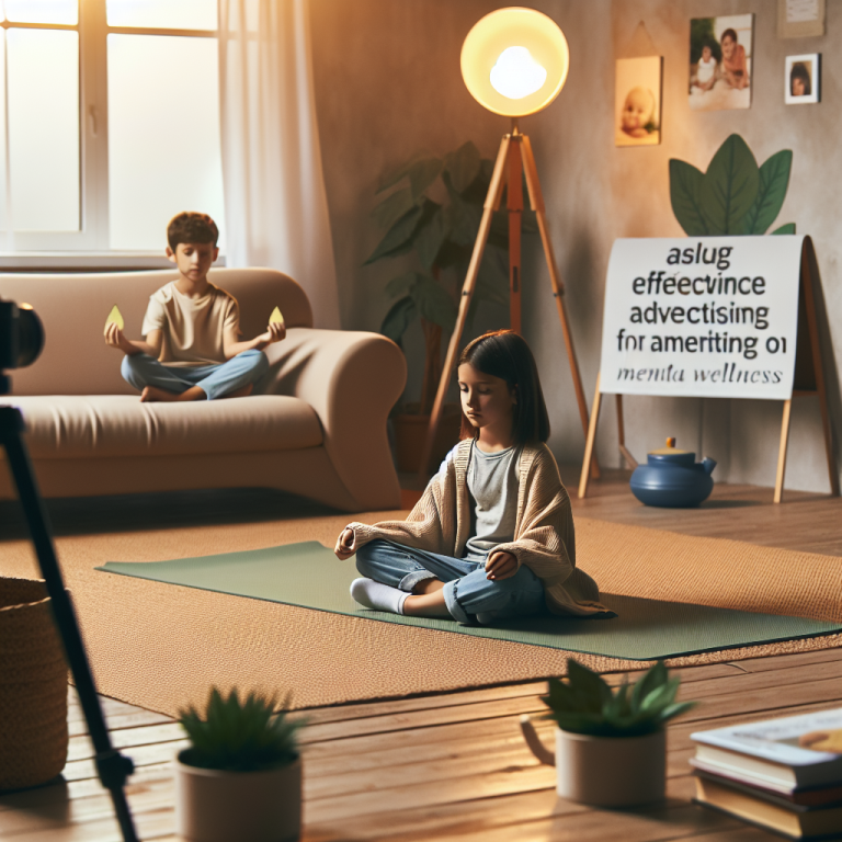 Analysis of Advertising Effectiveness on Children's Mental Health Platforms