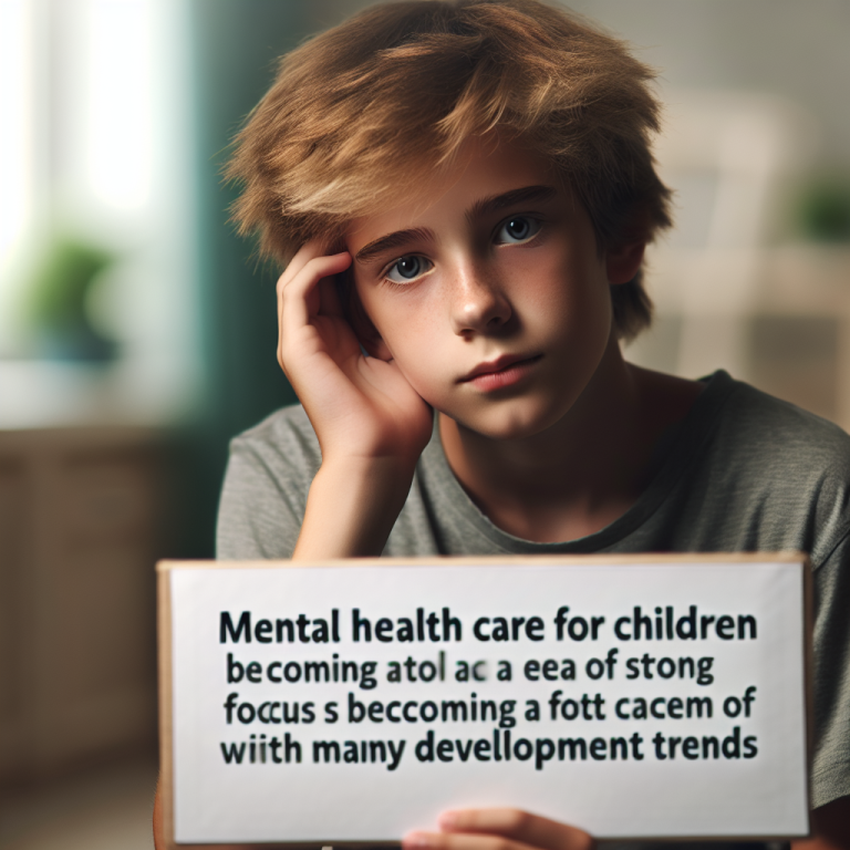Child Mental Health Care: Trends and Prospects in the Industry