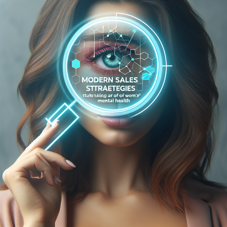 Sales Strategies and Women's Mental Health: Impact Assessment and Prospects