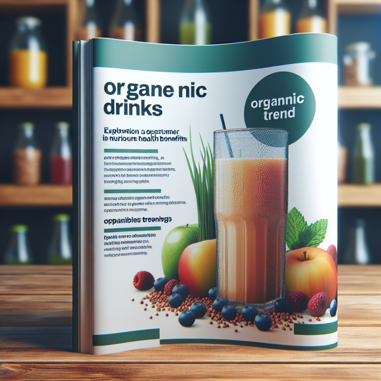 Organic Drinks: Evaluating Consumer Trends, Opportunities and Challenges