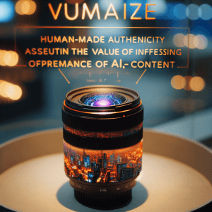 Human-made Authenticity - The content created by humans becomes valuable amidst the sea of AI
