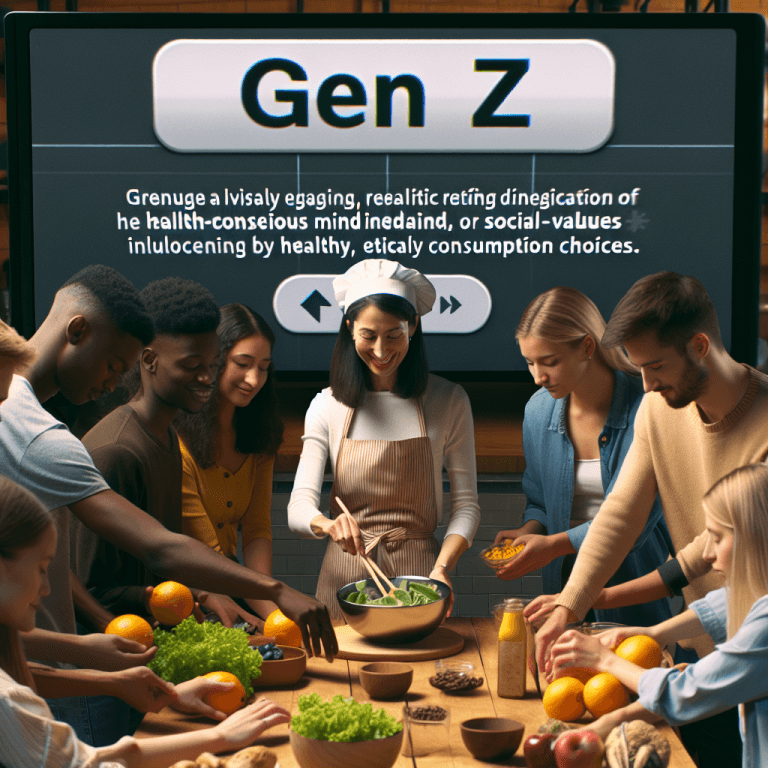 Psychology and Food Choice Trends of Gen Z