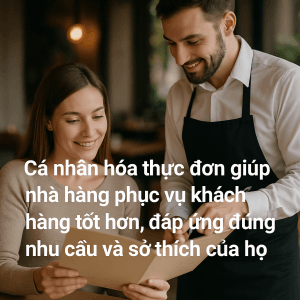 Customized Menu according to demand: A new trend in cuisine