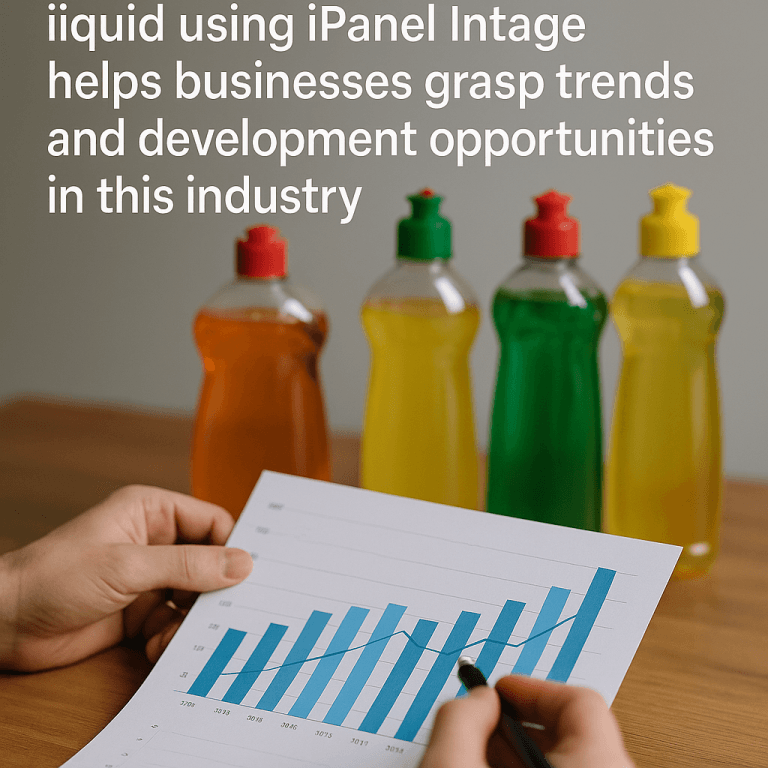 Analysis of Market Fragmentation in the Dishwashing Liquid Sector Using iPanel Intage