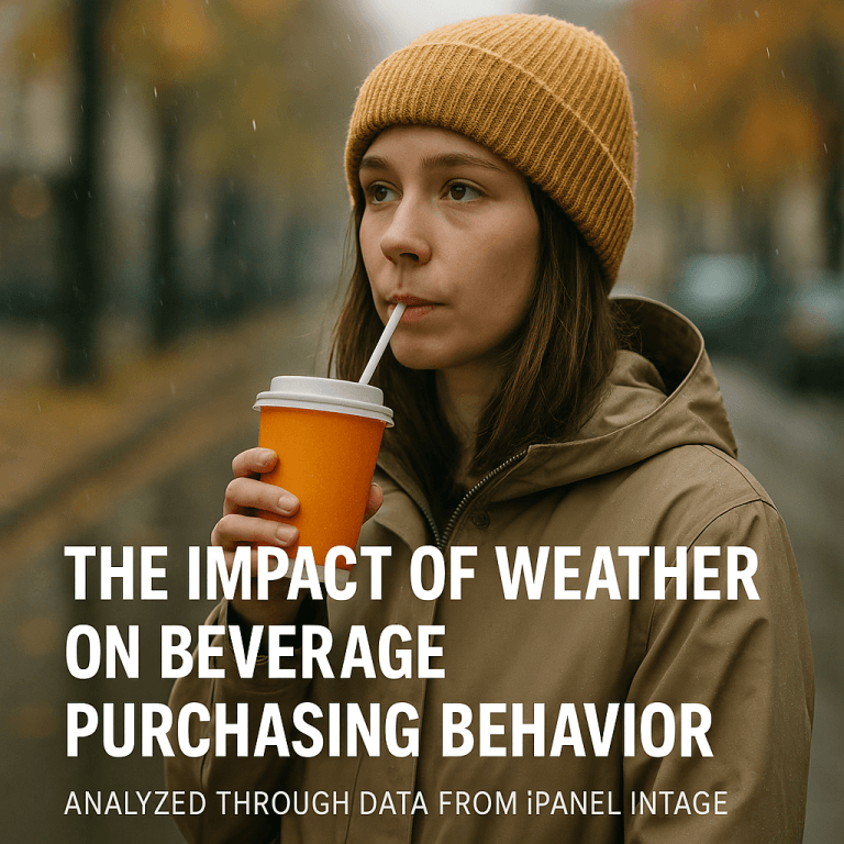 The impact of weather and seasonal factors on beverage purchasing behavior on iPanel Intage