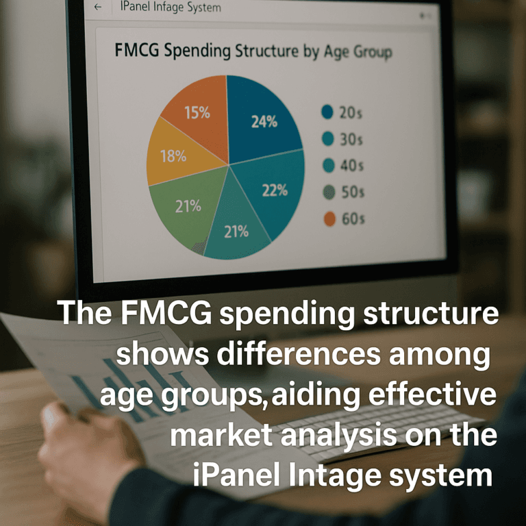 Comparison of FMCG Spending Structure Among Different Age Groups on the iPanel Intage System