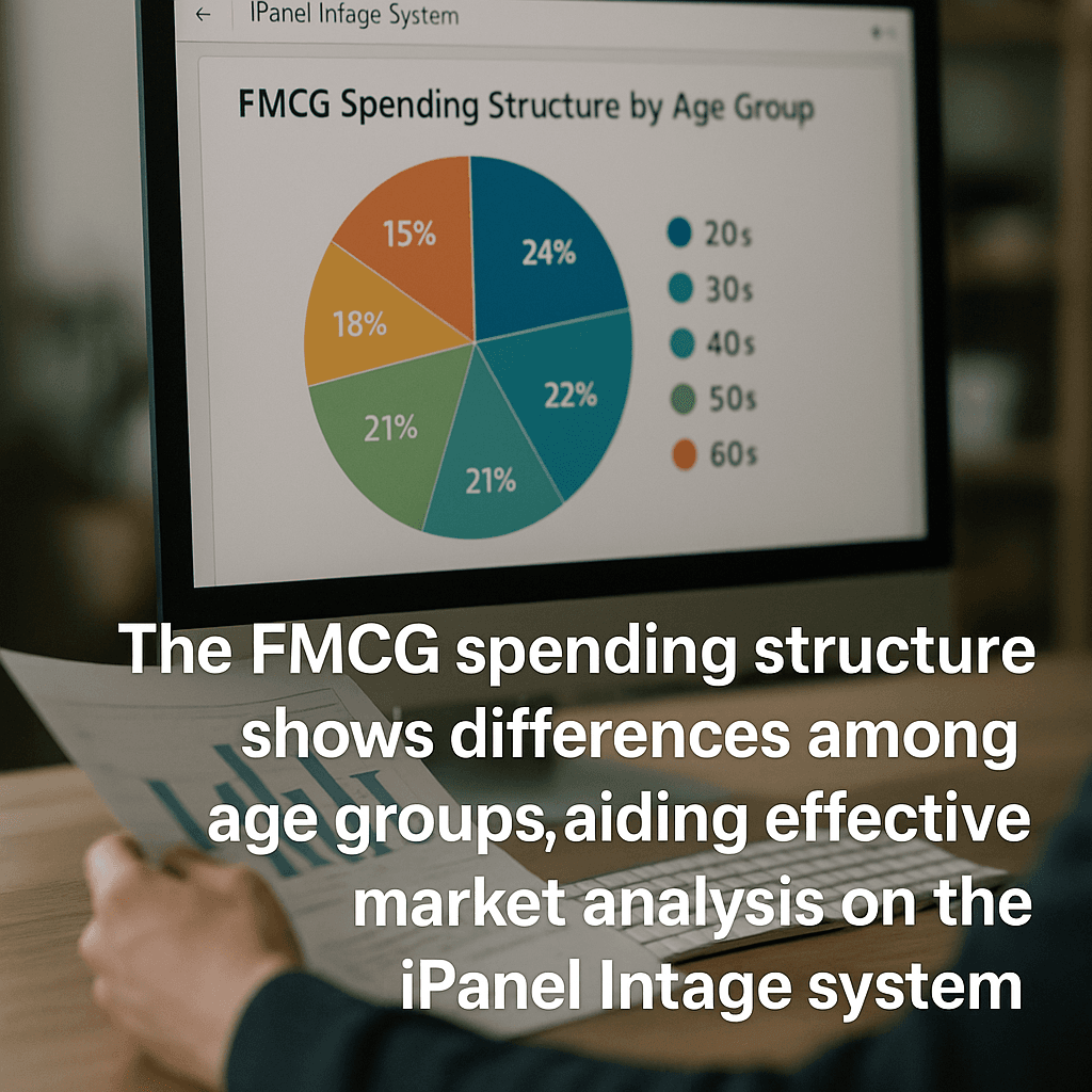 Comparison of FMCG Spending Structure Among Different Age Groups on the iPanel Intage System