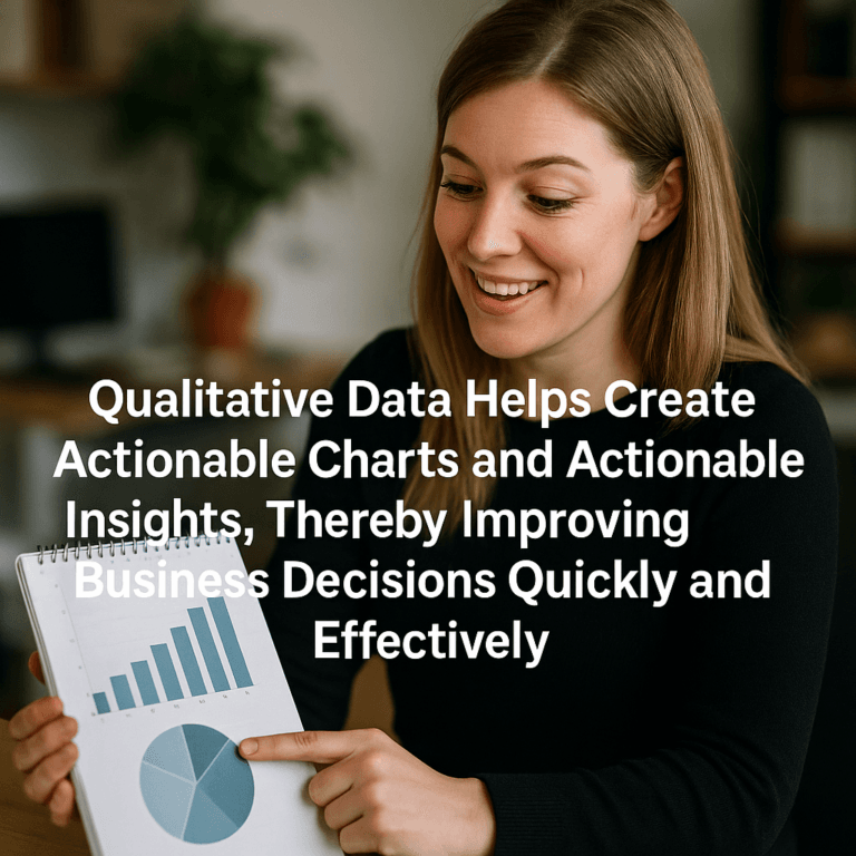 Qualitative Data and How to Turn It into Effective Actionable Charts