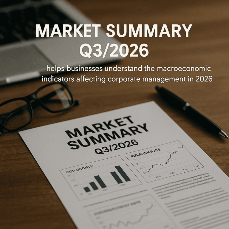Market Summary Q3/2026 and Macroeconomic Indicators for Business Management