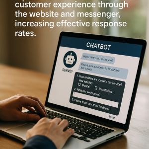 Building an Automatic Survey Chatbot on Website and Messenger