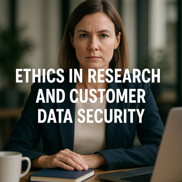Ethics in Research and Customer Data Security