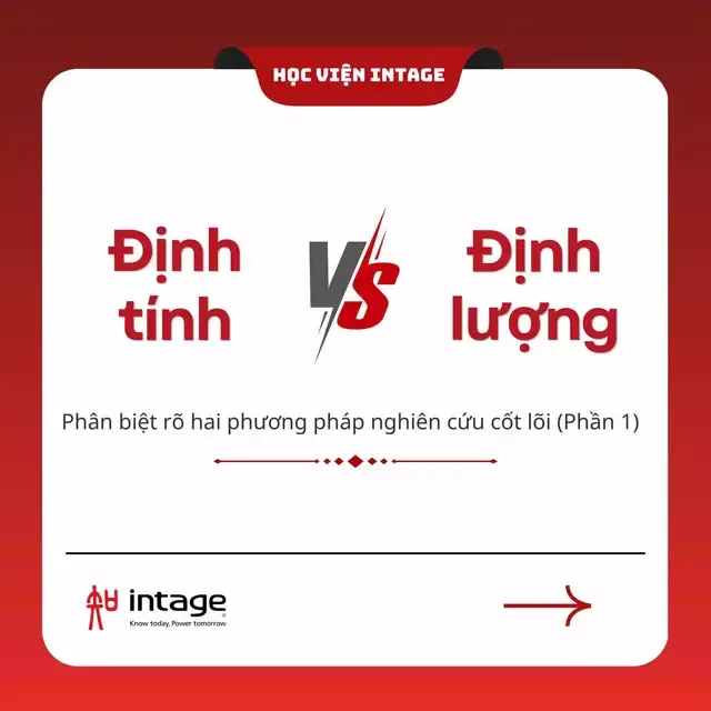 Cùng Học Viện Intage khám phá 2 phương pháp này khác gì nhé! #intage #kienthuc #nghiencuuthitruong #marketing #marketresearch