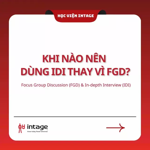 Thảo luận nhóm và thảo luận 1:1 là hai phương pháp nghiên cứu định tính được sử dụng phổ biến. Mỗi phương pháp đều có đặc điểm, ưu điểm và bối cảnh ứng dụng riêng. Vậy đâu là sự khác biệt giữa chúng và khi nào nên lựa chọn từng phương pháp? Follow Học Viện Intage để khám phá thêm về Market Research nhé! #intage #kienthuc #nghiencuuthitruong #learnontiktok #marketing