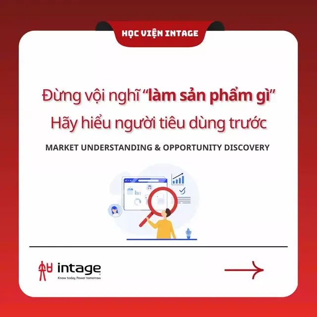 Mà hãy bắt đầu từ việc tìm hiểu người tiêu dùng LÝ DO TẠI SAO? Xem đến cuối video nhé Follow Học Viện Intage để khám phá thêm về Market Research nhen #intage #kienthuc #nghiencuuthitruong #learnontiktok #marketing