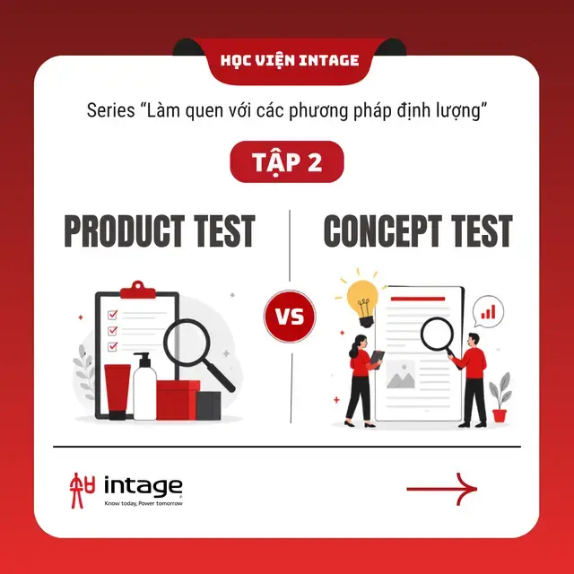 PRODUCT TEST Khác gì với CONCEPT TEST? Đây là hai loại nghiên cứu rất dễ bị nhầm lẫn trong phát triển sản phẩm mới. Xem đến cuối video để biết thêm về 2 phương pháp này nhé Follow Học Viện Intage để khám phá thêm về Market Research! #Intage #kienthuc #nghiencuuthitruong #marketresearch #marketing