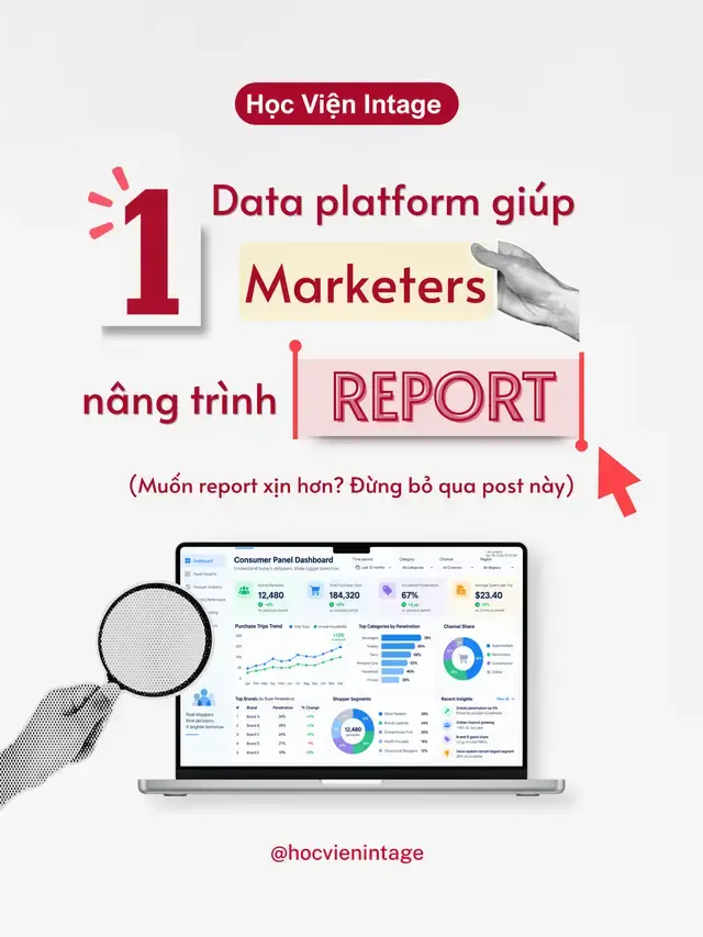 Muốn report sâu hơn, đừng chỉ nhìn thị trường tăng hay giảm 👀 Một marketer “xịn” còn cần hiểu ai đang thật sự tạo ra sự thay đổi đó và NTD đang mua sắm như thế nào. Đó là lúc Individual Purchase Panel phát huy vai trò. Và tại Việt Nam, i-Panel của INTAGE là nền tảng theo dõi hành vi mua sắm cá nhân đầu tiên. 📊 Cùng xem đến cuối clip xem cách hoạt động của Individual Purchase Panel như thế nào nhé! Follow Học Viện Intage để khám phá thêm về Market Research nhen #learnontikok #nghiencuuthitruong #Intage #kienthuc